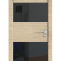 Дверь межкомнатная DO-508 Неаполь/стекло Черное