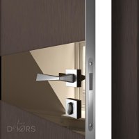 Дверь межкомнатная DO-509 Бронза/зеркало Бронза