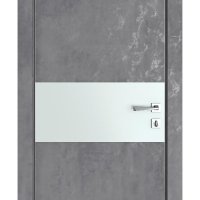 Дверь межкомнатная DO-501 Бетон темный/Снег