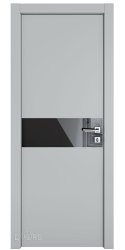 Дверь межкомнатная DO-509 Силк маус/стекло Черное Дверь межкомнатная DO-509 Силк маус/стекло Черное