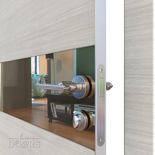 ШИ дверь DO-609 Ива светлая/зеркало Бронза