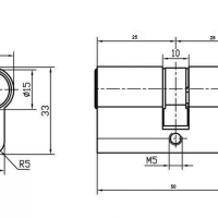 Ключевой цилиндр 50C PG