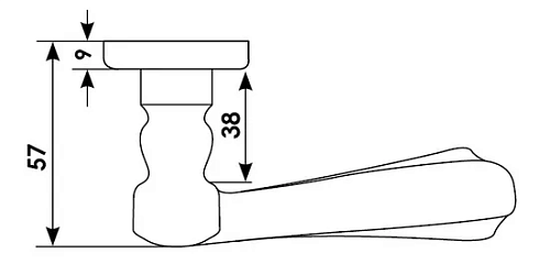 Дверная ручка CC-1 FEA