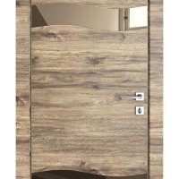 Дверь межкомнатная DO-503 Лофт светлый/зеркало Бронза