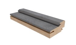 ШИ Коробка Телескоп Бетон темный для утолщенных полотен