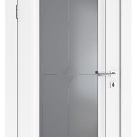 Дверь межкомнатная DO-DEKANTO 6 Белый бархат