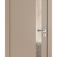Дверь межкомнатная DO-507 Латте софт/вставка Веста