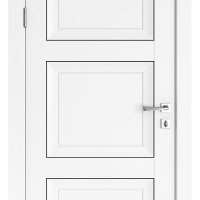 Дверь межкомнатная DG-DEKANTO 3 Белый бархат