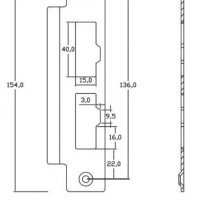 Электронный гостиничный замок HSU-9936-S
