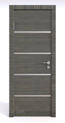 Дверь межкомнатная DG-505 Ольха темная