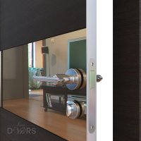 Дверь DO-501 Венге горизонт/зеркало Бронза Скидка 50 %!