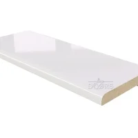 Наличник Телескоп прямой ПВХ Белый глянец 120