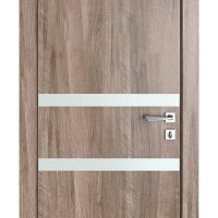 ШИ дверь DO-613 Орех седой светлый/Снег