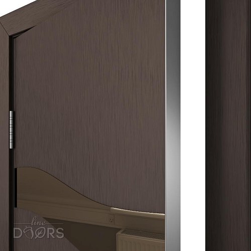 Дверь межкомнатная DO-503 Бронза/зеркало Бронза