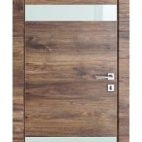 ШИ дверь DO-602 Лофт темный/стекло Белое