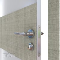 ШИ дверь DO-608 Серый дуб/Снег