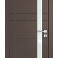 Дверь межкомнатная DO-514 Бронза/стекло Белое