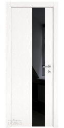 Дверь межкомнатная DO-504 Жемчуг/стекло Черное