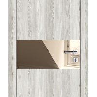 Дверь межкомнатная DO-501 Айс/зеркало Бронза