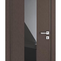 ШИ дверь DO-610 Бронза/стекло Черное