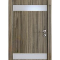 Дверь межкомнатная DO-502 Сосна глянец/Снег