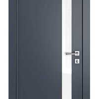 Дверь межкомнатная DO-507 Мэджик ПЭТ/стекло Белое