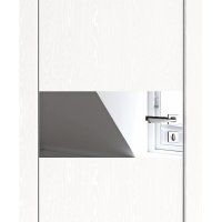 Дверь межкомнатная DO-501 Жемчуг/Зеркало