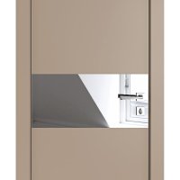 Дверь межкомнатная DO-501 Латте софт/Зеркало