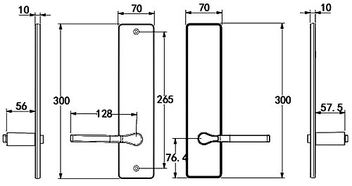 Электронный гостиничный замок HSU-9959-TH