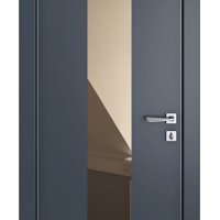 Дверь межкомнатная DO-510 Мэджик ПЭТ/зеркало Бронза