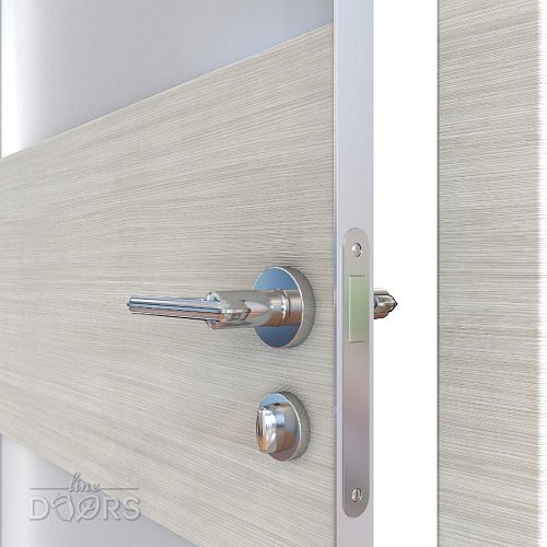 Дверь межкомнатная DO-508 Ива светлая/Снег