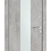 Дверь межкомнатная DO-510 Бетон светлый/Снег