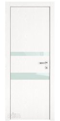 ШИ дверь DO-612 Жемчуг/стекло Белое