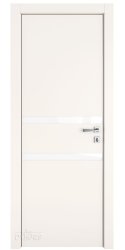 ШИ дверь DO-613 Сливки/стекло Белое ШИ дверь DO-613 Сливки/стекло Белое