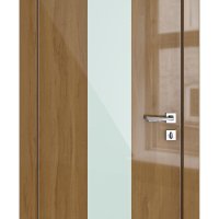 Дверь межкомнатная DO-510 Анегри темный/стекло Белое