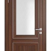 Дверь межкомнатная DO-PG2 Орех тисненый/Ромб