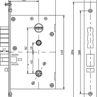 Электронный гостиничный замок HSU-9960-TH