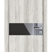 ШИ дверь DO-609 Айс/стекло Черное