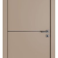 ШИ дверь DG-622 Латте софт/молдинг черный