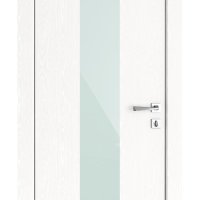 ШИ дверь DO-610 Жемчуг/стекло Белое