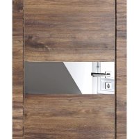 Дверь межкомнатная DO-509 Лофт темный/Зеркало