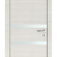 Дверь межкомнатная DO-513 Ива светлая/Снег