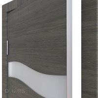 ШИ дверь DO-603 Ольха темная/Снег
