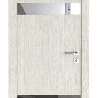 ШИ дверь DO-602 Белая лиственница/Зеркало