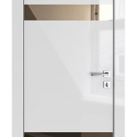 ШИ дверь DO-602 Серый глянец/зеркало Бронза