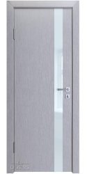 Дверь межкомнатная DO-507 Металлик/стекло Белое Дверь межкомнатная DO-507 Металлик/стекло Белое