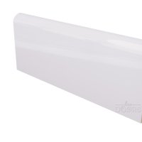 Плинтус Белый глянец ПВХ
