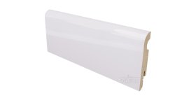 Плинтус Белый глянец ПВХ