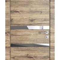 Дверь межкомнатная DO-513 Лофт светлый/Зеркало