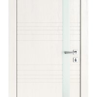 Дверь межкомнатная DO-514 Белый ясень/Снег